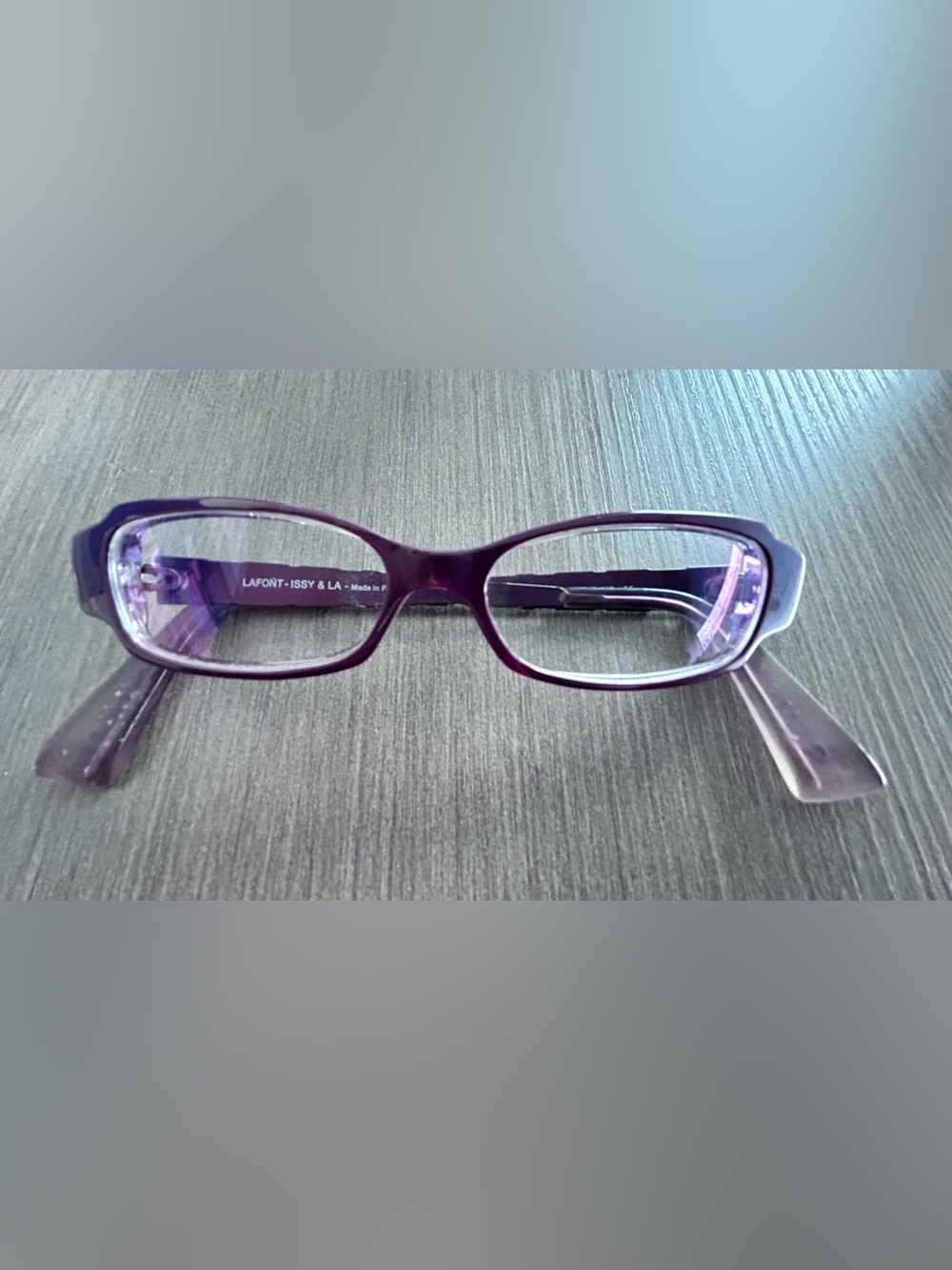LAFONT ISSY & LA Chelsea 714 Purple Eyeglasses Frames Women 48-13-140
